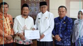 Wakil Wali Kota Sungai Penuh, Azhar Hamzah, menerima kunjungan Kepala Balai Bahasa Provinsi Jambi