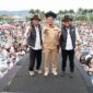 Anggota Komisi XI DPR RI, Rocky Chandra Walikota Sungai penuh Alfin SH dan wakil Walikota Azhar Hamzah 