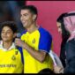 Cristiano Ronaldo Bersama Anaknya Cristiano Ronaldo Jr (foto Screenshot Detik)