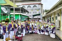 Jemaah calon haji asal Kota Sungai Penuh yang tergabung dalam Kloter BTH 14