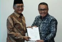 Wako Alfin proposal langsung kepada Menteri PUPR, Ir. Dody Hanggodo, M.P.E.( Foto Humas Pemkot)