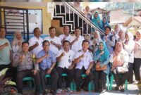 Tim Pendamping Lomba Desa pondok agung mengikuti kegiatan Pembinaan Administrasi dari Tim Pembina kecamatan pondok tinggi