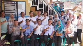 Tim Pendamping Lomba Desa pondok agung mengikuti kegiatan Pembinaan Administrasi dari Tim Pembina kecamatan pondok tinggi