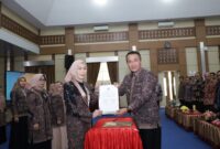 Acara Pengukuhan Forum Kota Sehat di Aula kantor Wali Kota Sungai Penuh