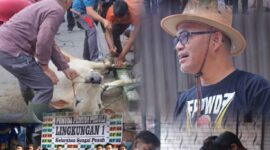 Kebersamaan warga Lingkungan Satu Kelurahan Sungai Penuh