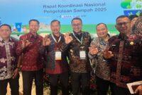 Walikota Sungai Penuh Alfin SH saat menghadiri Rakornas Pengelolaan Sampah Nasional bersama Menteri LHK dan Gubernur Jambi.