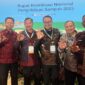 Walikota Sungai Penuh Alfin SH saat menghadiri Rakornas Pengelolaan Sampah Nasional bersama Menteri LHK dan Gubernur Jambi.