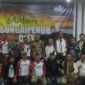 Walikota Sungai Penuh Alfin, SH didampingi Sekda Alpian, SE., MM menyambut kedatangan rider CRF Rally dari berbagai daerah dan mancanegara, Rabu (30/7/2025).
