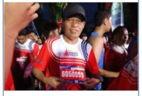 Wakil Walikota Sungai Penuh, Azhar Hamzah, menghadiri Presisi Merdeka Run 2025 di Lapangan Kantor Gubernur Jambi, Minggu (3/8).