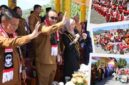 Walikota Alfin bersama Ketua TP PKK membuka Carnaval TK RA se-Kota Sungai Penuh, Selasa (19/8).