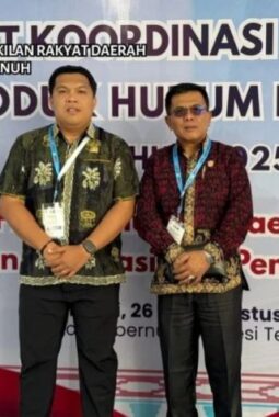 Ketua DPRD Sungai Penuh Hadiri Rakornas Produk Hukum
