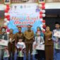 Walikota Sungai Penuh Alfin bersama Bunda PAUD Sri Kartini Alfin membuka peringatan Hari Anak Nasional ke-41 di Kota Sungai Penuh, Selasa (5/8).
