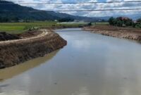 Sungai Batang Merao sekarang tampak lebih bersih dan lancar setelah normalisasi Wako Alfin.