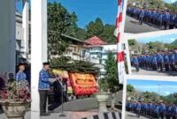 Walikota Sungai Penuh, Alfin SH, saat memberikan amanat pada pelantikan 821 PPPK tahap I tahun 2024.