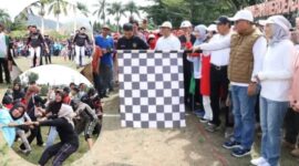 Walikota Sungai Penuh, Alfin, SH, secara resmi membuka lomba olahraga tradisional dalam rangka HUT RI ke-80.