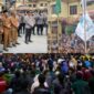 Mahasiswa gelar aksi damai, Selasa 2 September 2025, di Mapolres Kerinci.