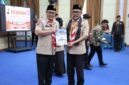 Pelantikan dan Penyerahan Lencana Pancawarsa dari Ketua Kwarda.