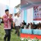 Wawako Sungai Penuh Azhar Hamzah menghadiri pembukaan Bimtek dan Jambore BPD/BA BPDSI se-Provinsi Jambi di Lapangan M 10 Kayu Aro, Kerinci.