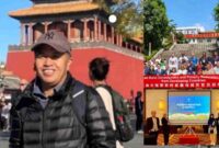 E. Wiryadi dari Bappeda Kota Sungai Penuh saat mengikuti program pelatihan internasional “Seminar on Rural Development and Poverty Reduction” di Beijing dan Yunnan, Tiongkok. (Dok. Pribadi)