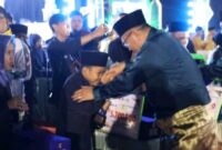Walikota Sungai Penuh Alfin bersama Wakil Walikota Azhar Hamzah menghadiri penutupan MTQ ke-54 di Kabupaten Muaro Jambi.