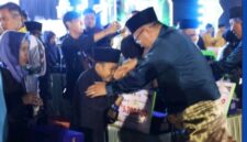 Walikota Sungai Penuh Alfin bersama Wakil Walikota Azhar Hamzah menghadiri penutupan MTQ ke-54 di Kabupaten Muaro Jambi.