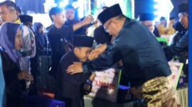Walikota Sungai Penuh Alfin bersama Wakil Walikota Azhar Hamzah menghadiri penutupan MTQ ke-54 di Kabupaten Muaro Jambi.
