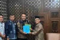 Pejabat Dinas Pendidikan Kota Sungai Penuh saat mengikuti Bimbingan Teknis Pelaporan Revitalisasi SD Tahap 2 di Jakarta.