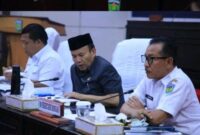 Ketua DPRD Kota Sungai Penuh Hutri Randa memimpin rapat Banggar bersama TAPD dalam pembahasan Ranperda APBD Perubahan Tahun Anggaran 2025, Rabu (10/9).