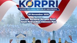 Ketua DPRD Kota Sungai Penuh, Hutri Randa, memberikan apresiasi kepada ASN Korpri di Hari Korpri ke-54.