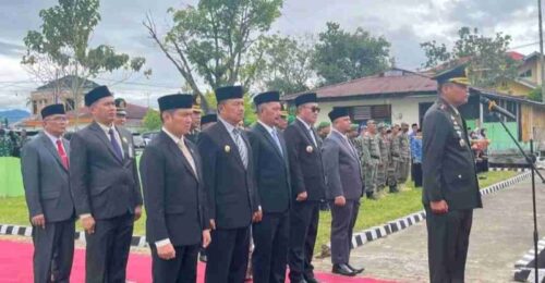 Emrizal bersama Forkopimda Sungai Penuh mengikuti upacara Hari Pahlawan 2025