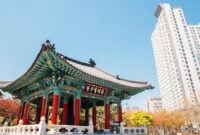 Ilustrasi kota Daegu, Korea Selatan, pusat industri kacamata kelas dunia yang kini menarik wisatawan