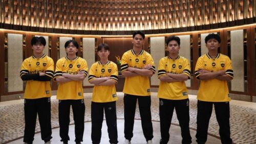 Onic dan Alter Ego mewakili Indonesia saat bertanding di Swiss Stage M7 Mobile Legends World Championship 2026 di Jakarta.