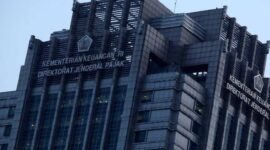 Gedung Direktorat Jenderal Pajak (DJP) Kementerian Keuangan di Jakarta.