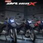 Suzuki DR160X 2026 hadir dalam beberapa pilihan warna dengan desain agresif dan lampu depan full LED.