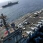 USS Gerald R. Ford memasuki Laut Mediterania sebagai bagian dari penguatan militer Amerika Serikat di kawasan Timur Tengah.