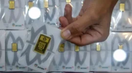 Harga emas Antam naik signifikan menjadi Rp2.837.000 per gram pada 28 Maret 2026.