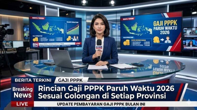 Pemerintah menetapkan skema gaji PPPK paruh waktu 2026 berdasarkan jumlah jam kerja dan beban tugas pegawai.