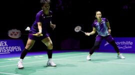 Pasangan ganda putri Indonesia, Febriana Dwipuji Kusuma/Meilysa Trias Puspitasari, melaju ke babak berikutnya setelah menang pada laga pertama Swiss Open 2026 di Basel, Swiss.