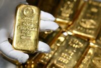 Pergerakan harga emas dunia menunjukkan tren penurunan tajam dalam sepekan terakhir.