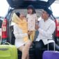 Suasana ilustrasi pemudik bersiap berangkat ke kampung halaman saat musim mudik Lebaran.