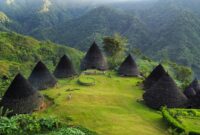 Rumah adat Mbaru Niang di Desa Wae Rebo, Flores. (Foto: Pexels)