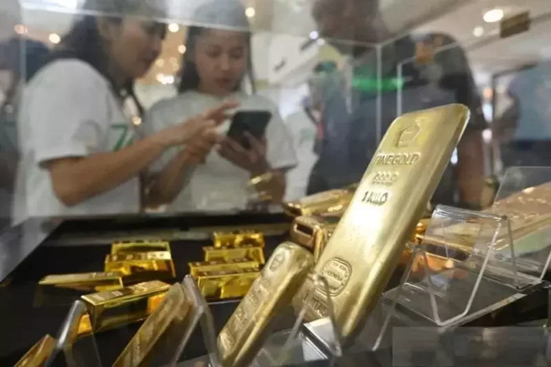 Harga emas Antam turun Rp 65.000 menjadi Rp 2.857.000 per gram pada 3 April 2026