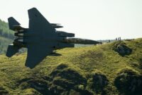 Petugas militer melakukan pencarian awak jet tempur Amerika Serikat yang jatuh di wilayah Iran.