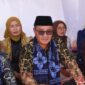 Wali Kota Sungai Penuh, Alfin, bersama jajaran pemerintah dan tokoh adat menghadiri Kenduri Sko Karang Setio TAP di Kecamatan Koto Baru.