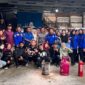 Relawan SPPG Kecamatan Pondok Tinggi 01 mengikuti simulasi penanganan kebakaran yang dipandu Damkar dan Satpol PP Kota Sungai Penuh, Sabtu (18/4/2026).