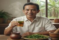 Air rebusan daun kelor yang kaya nutrisi dan bermanfaat bagi kesehatan tubuh.