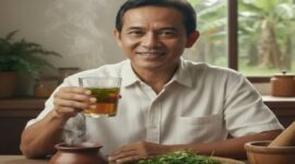 Air rebusan daun kelor yang kaya nutrisi dan bermanfaat bagi kesehatan tubuh.