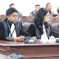 Kuasa hukum menyampaikan perbaikan permohonan uji materi UU ASN dalam sidang di Mahkamah Konstitusi, Jakarta, Rabu (1/4/2026).