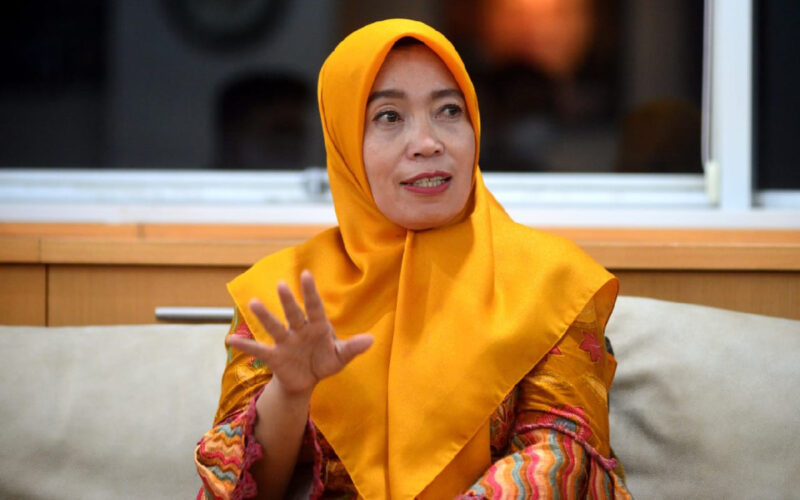 Nunuk Suryani memberikan keterangan terkait usulan formasi guru ASN untuk CASN 2026.