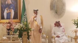 Duta Besar Arab Saudi untuk Indonesia, Faisal Abdullah Al Amoudi, menerima kunjungan rombongan Majelis Ulama Indonesia (MUI) di kediamannya di Menteng, Jakarta Pusat, Kamis (16/4/2026).